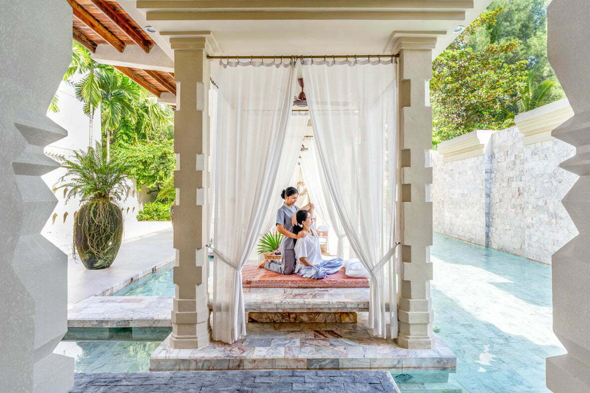 Wellness Thai massage and spa surrounded by the water