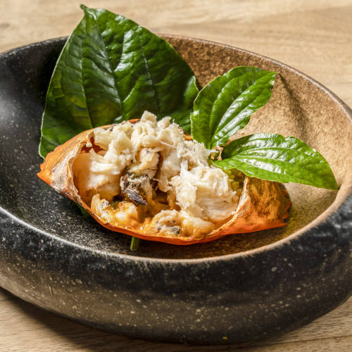 Crab Curry with Wild Betel Leaves