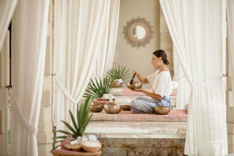 Sound therapy at Devasom Spa in Khao Lak for wellness