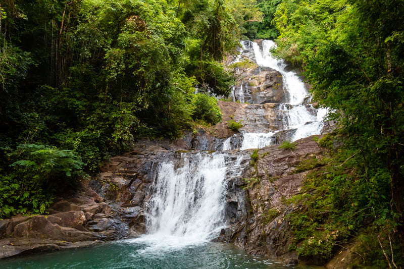 Waterfall at Lam Ru National Park near Khao Lak
